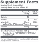 Collagen | Bioactive Collagen Complex Daily Foundational Support 30 Servings