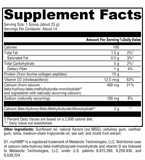FIT Lean Food Collagen Vanilla 14 Servings 15 g -Bovine Collagen Peptides